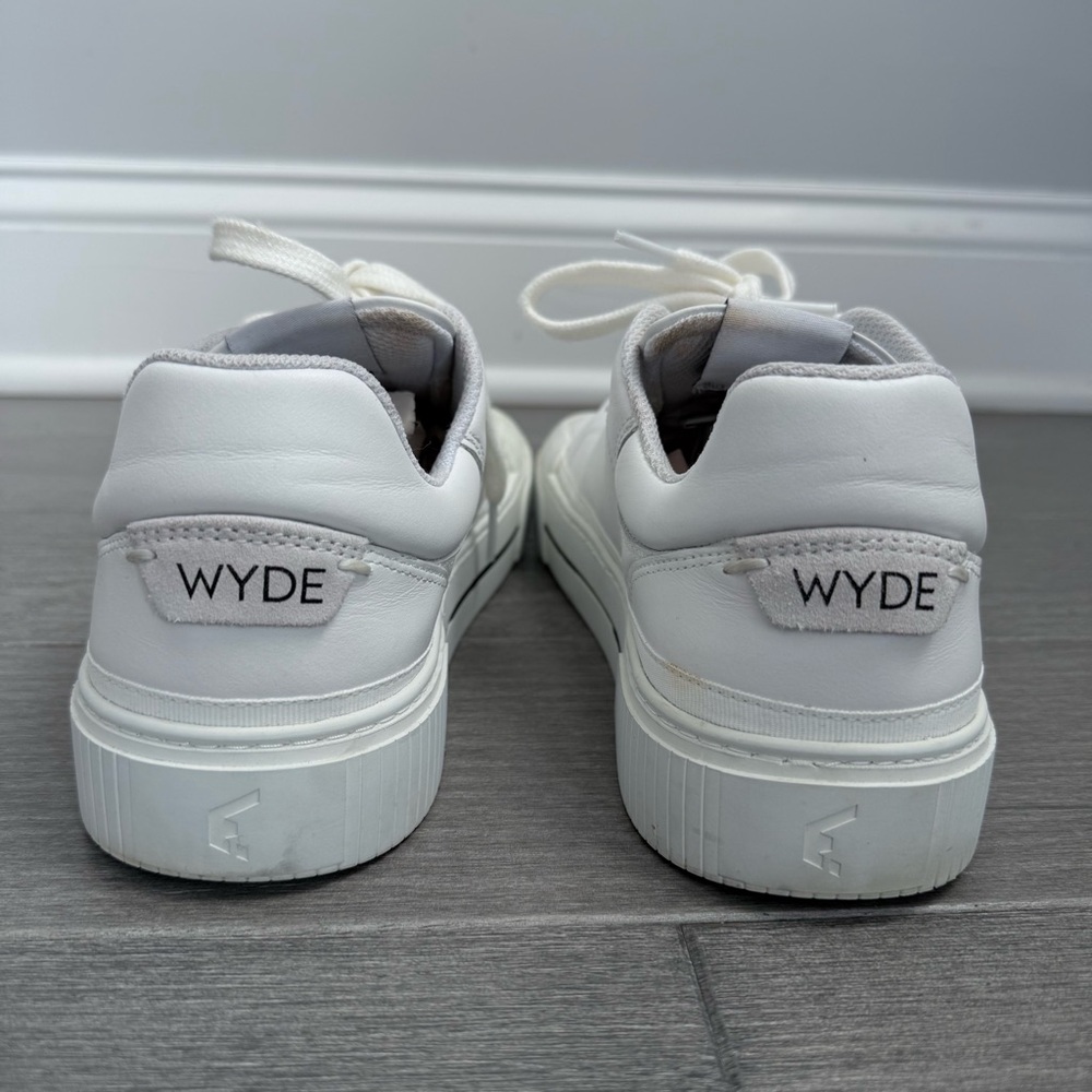 WYDE Footwear ARCUS White Sneakers Women’s 6.5 Comfort Wide Foot Shoes - Picture 8 of 15